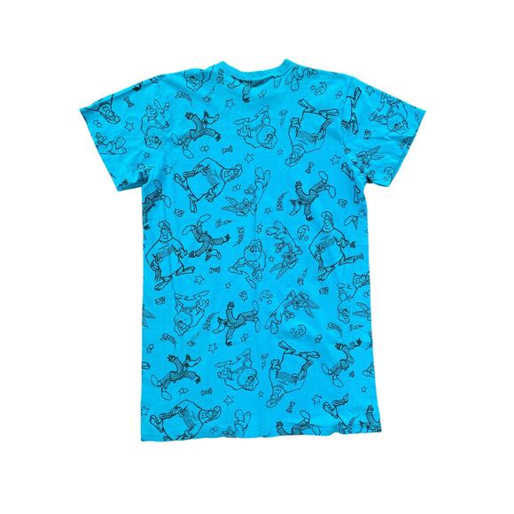 Vintage 1994 Looney Tunes University of Hawaii Large Blue Sleep Shirt USA Made - Picture 5 of 7